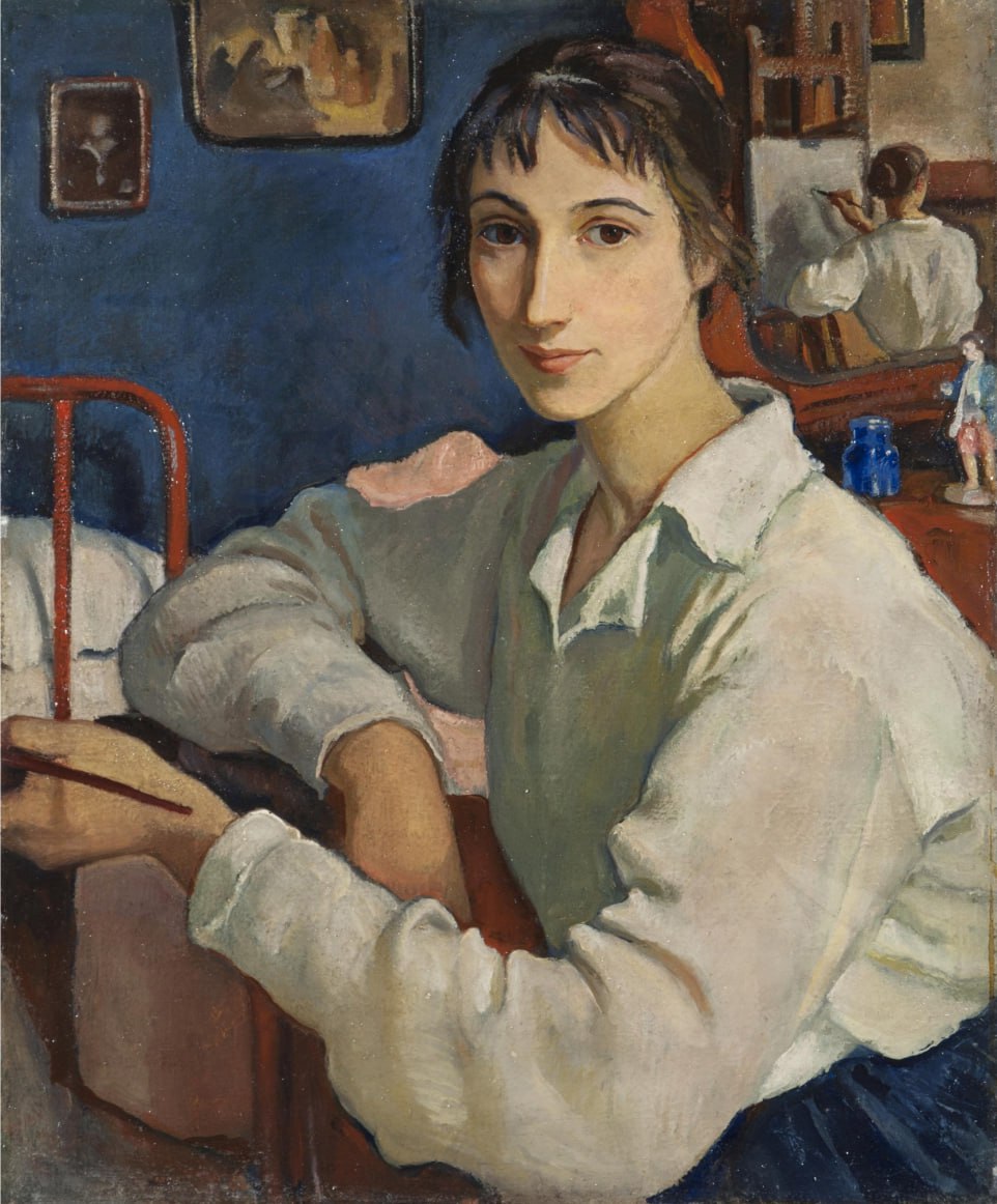 Зинаида Серебрякова (1884-1967) 
«Автопортрет» 1922 
холст, масло. 69x56 см...