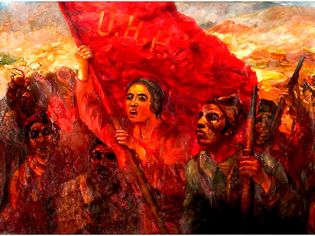 Картина Александра Николаевича Волкова, «Испания»-как символ сопротивления и справедливости.