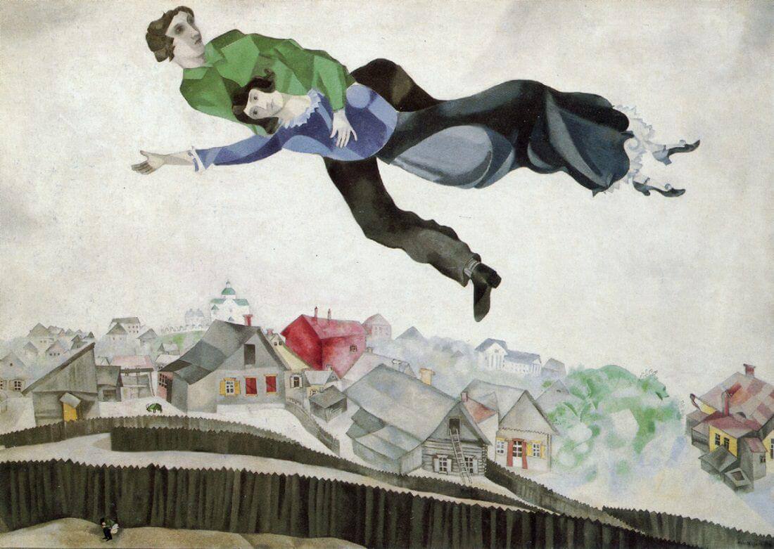 Marc Chagall

«Over the Town»
1918