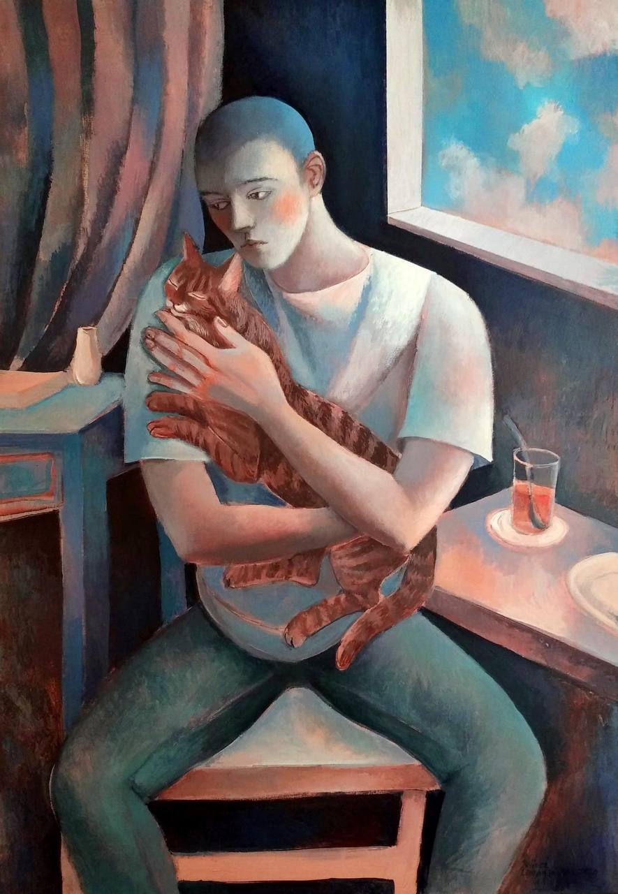 Juliusz Lewandowski

«Boy with Cat»
2020