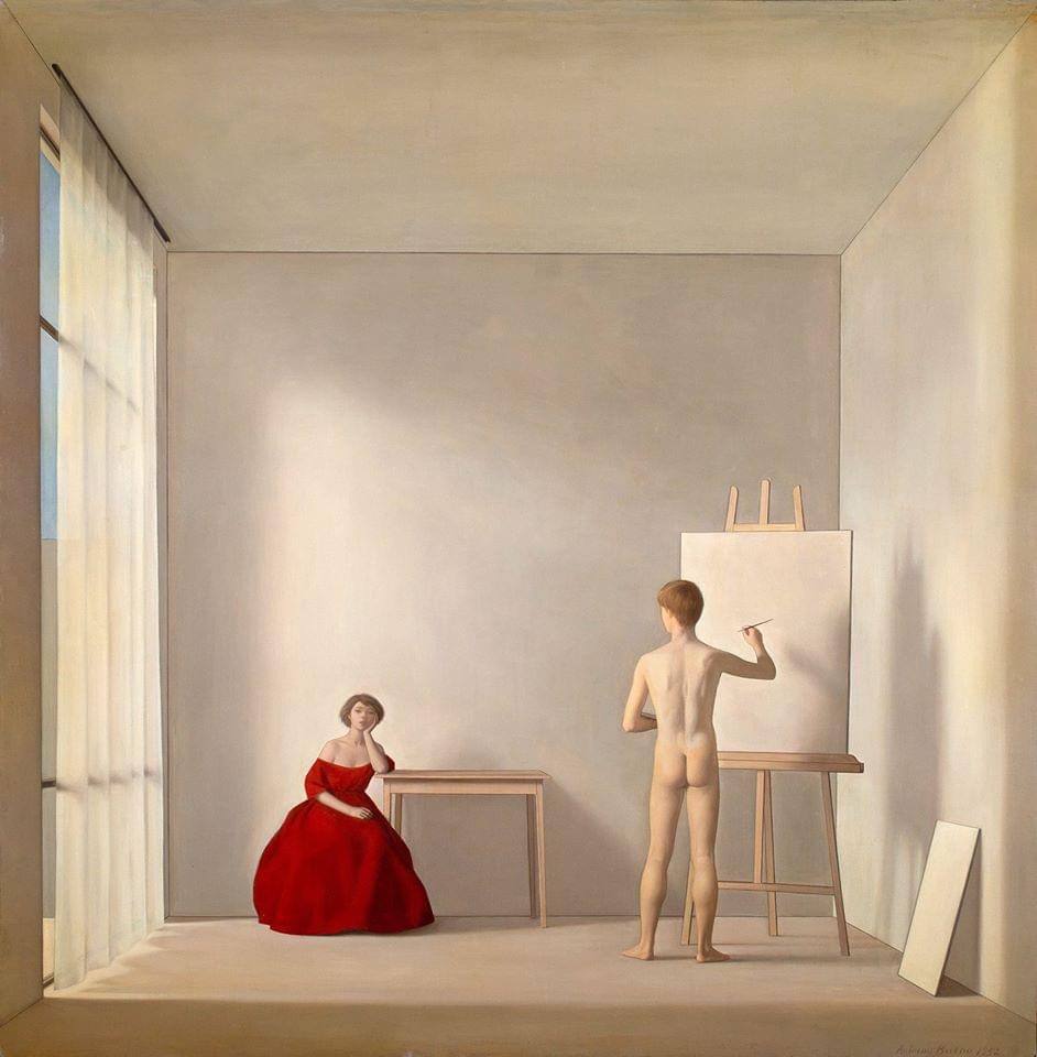 Antonio Bueno

«Painter and the Model»
1952