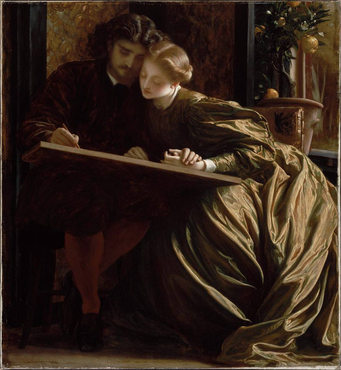 Frederic Leighton

«The Painter's Honeymoon»
1864