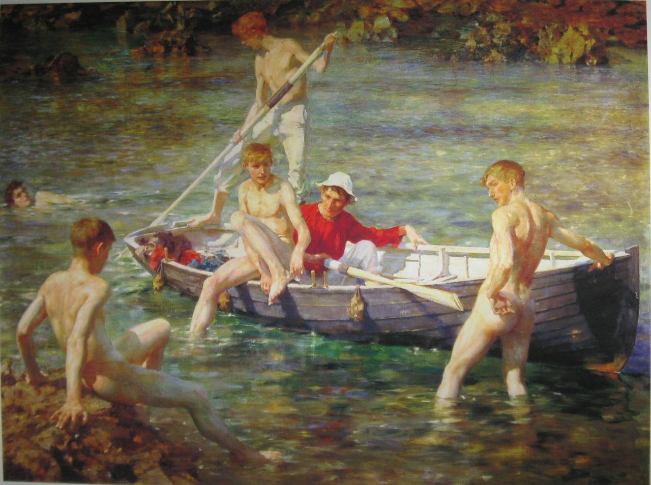 Henry Scott Tuke

«Ruby, Gold and Malachite»
1902