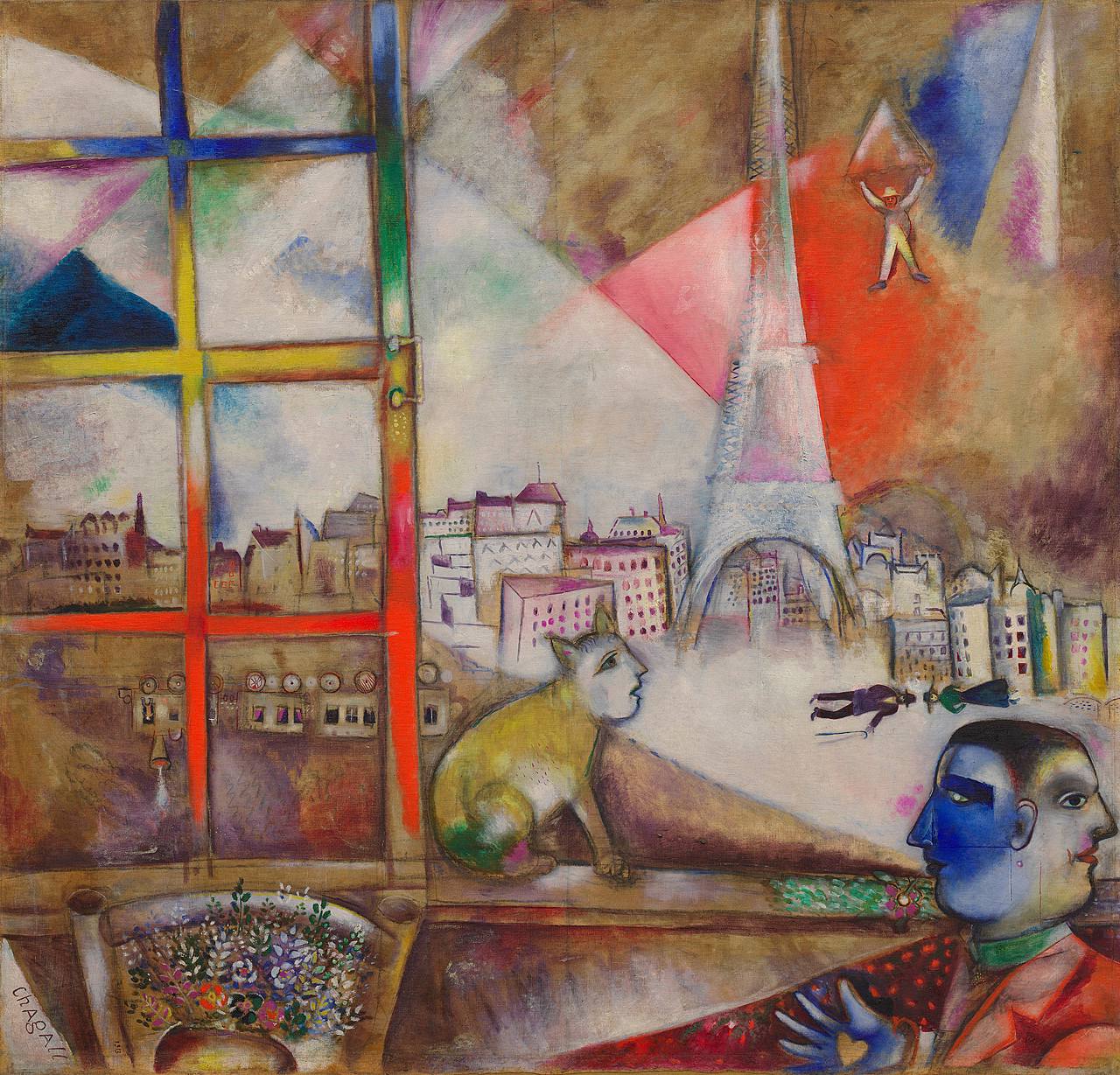 Marc Chagall

«Paris through the Window»
1913