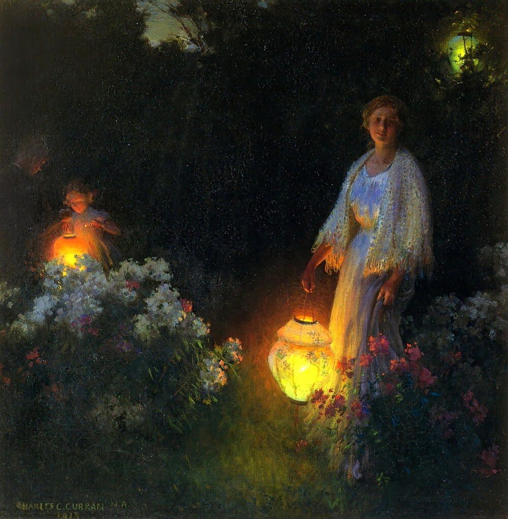 Charles Courtney Curran 

«The Lanterns»
1913