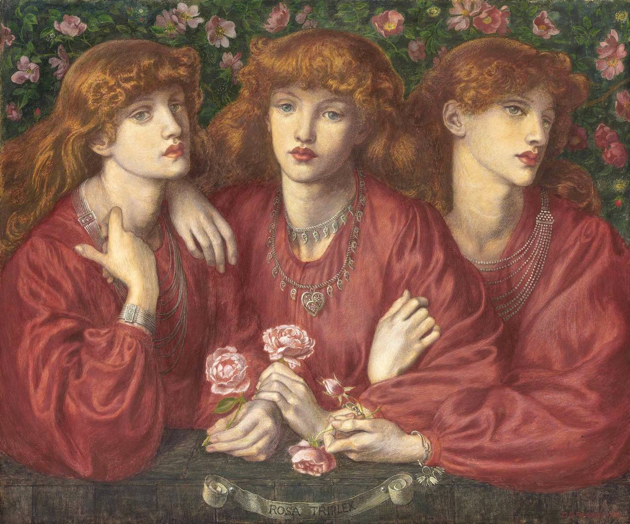 Dante Gabriel Rossetti

«Rosa Triplex»
1874