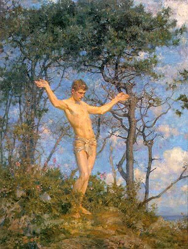 Henry Scott Tuke

«The Sun Worshipper»
1904