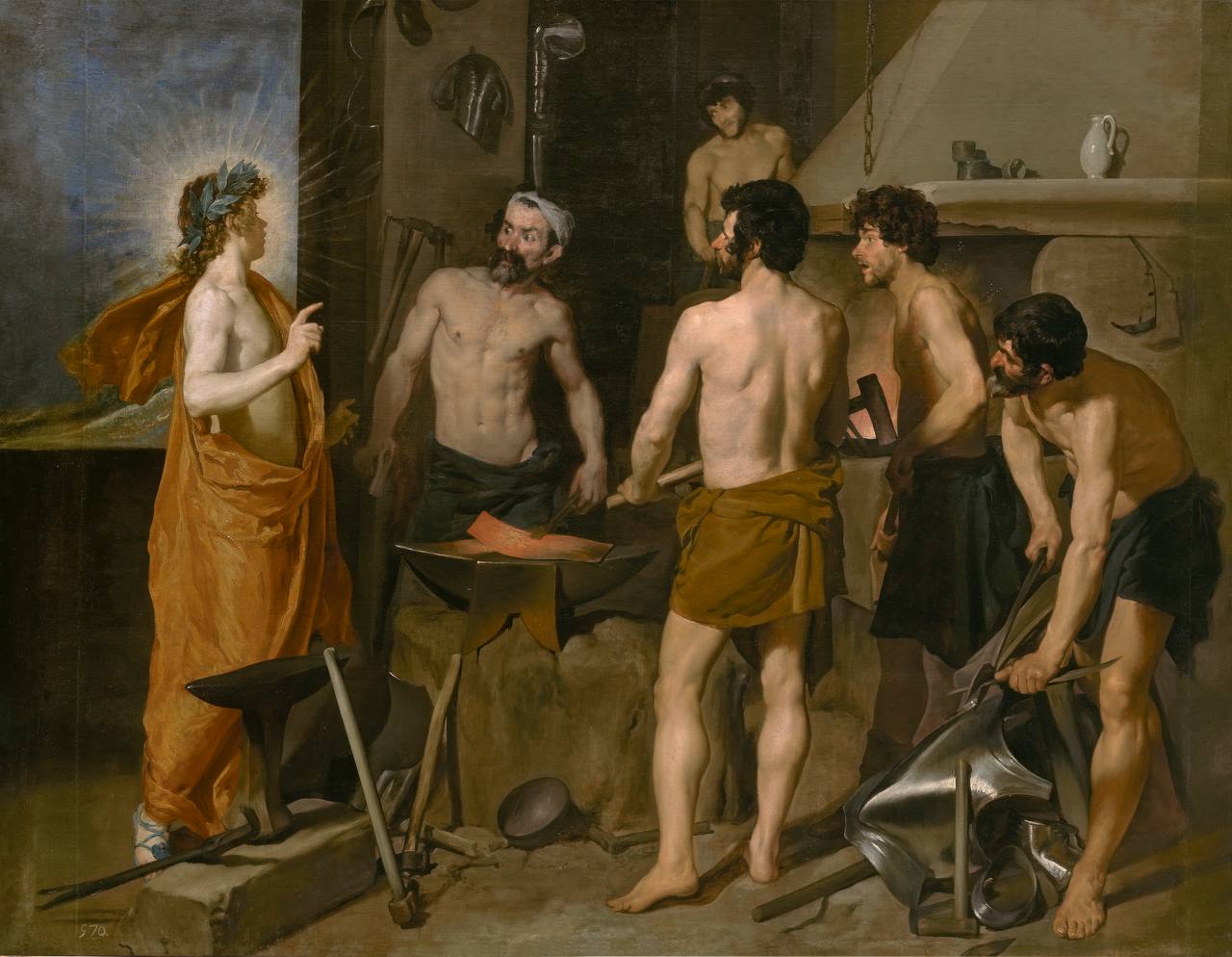 Diego Velázquez

«Apollo in the Forge of Vulcan»
1630