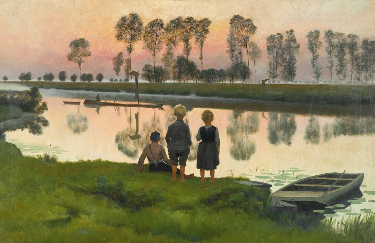 Emile Claus

«The Boat that Passes»
1883