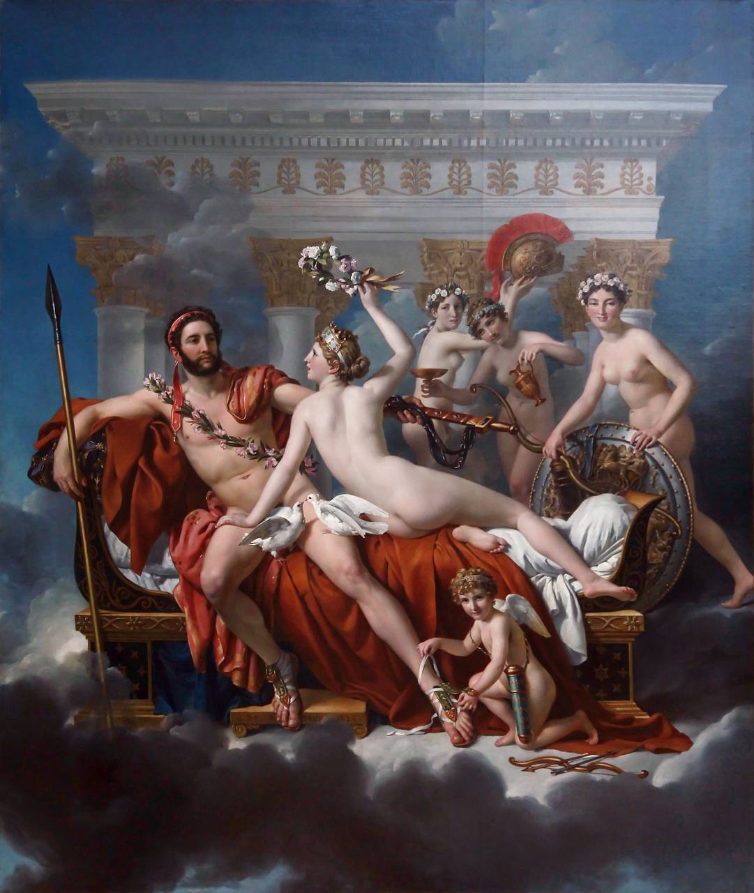 Jacques-Louis David

«Mars Being Disarmed by Venus»
1824