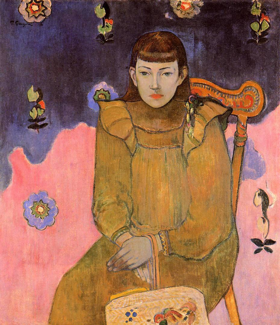 Paul Gauguin

«Portrait of a Young Woman, Vaite (Jeanne) Goupil»
1896