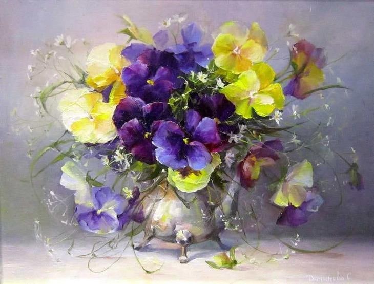 Художница «понимающая» цветы.

Анна Коттеррилл (Anne Cotterill 1933г. - 2010г....