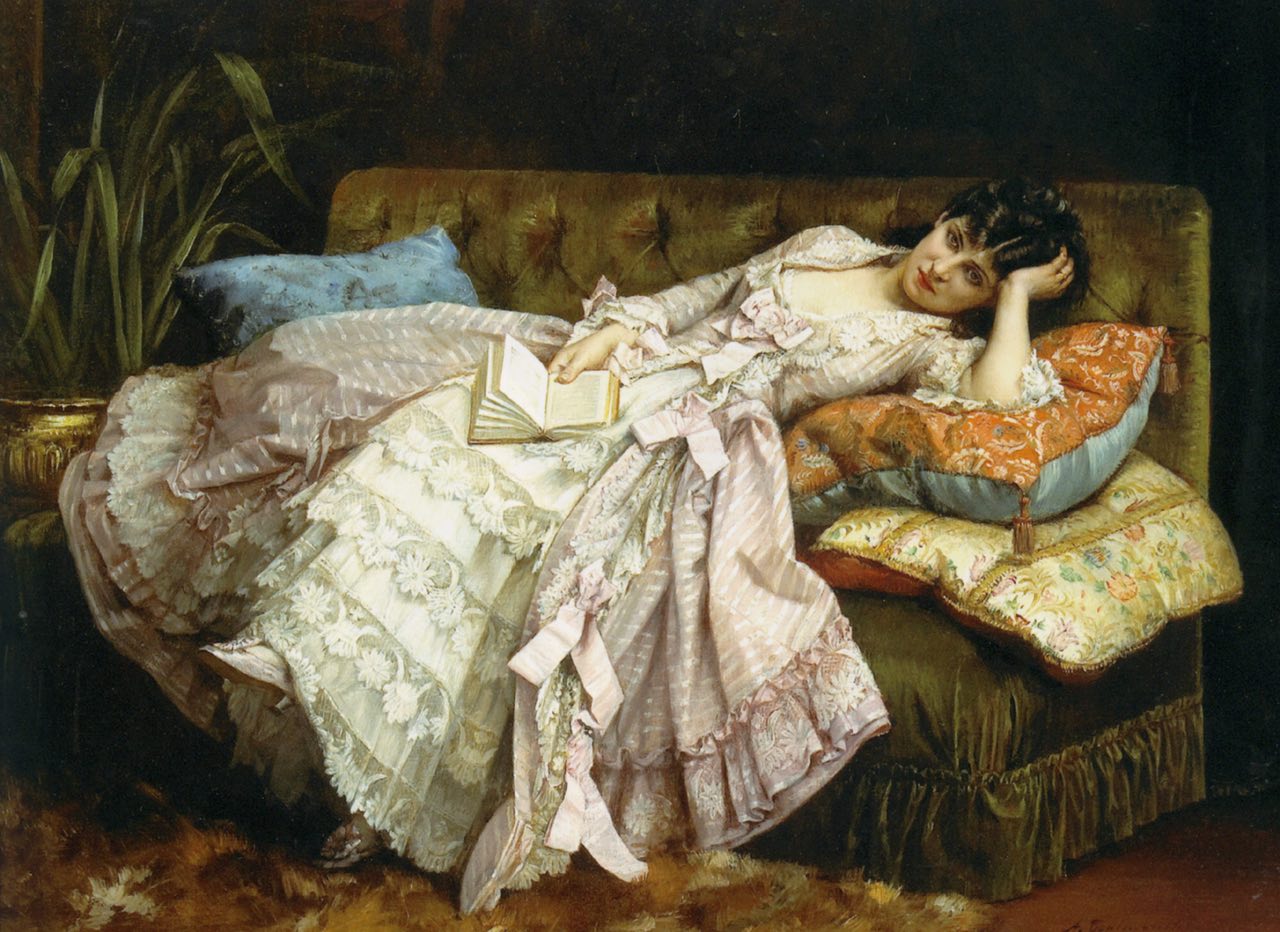 Auguste Toulmouche

«Sweet Doing Nothing»
1877