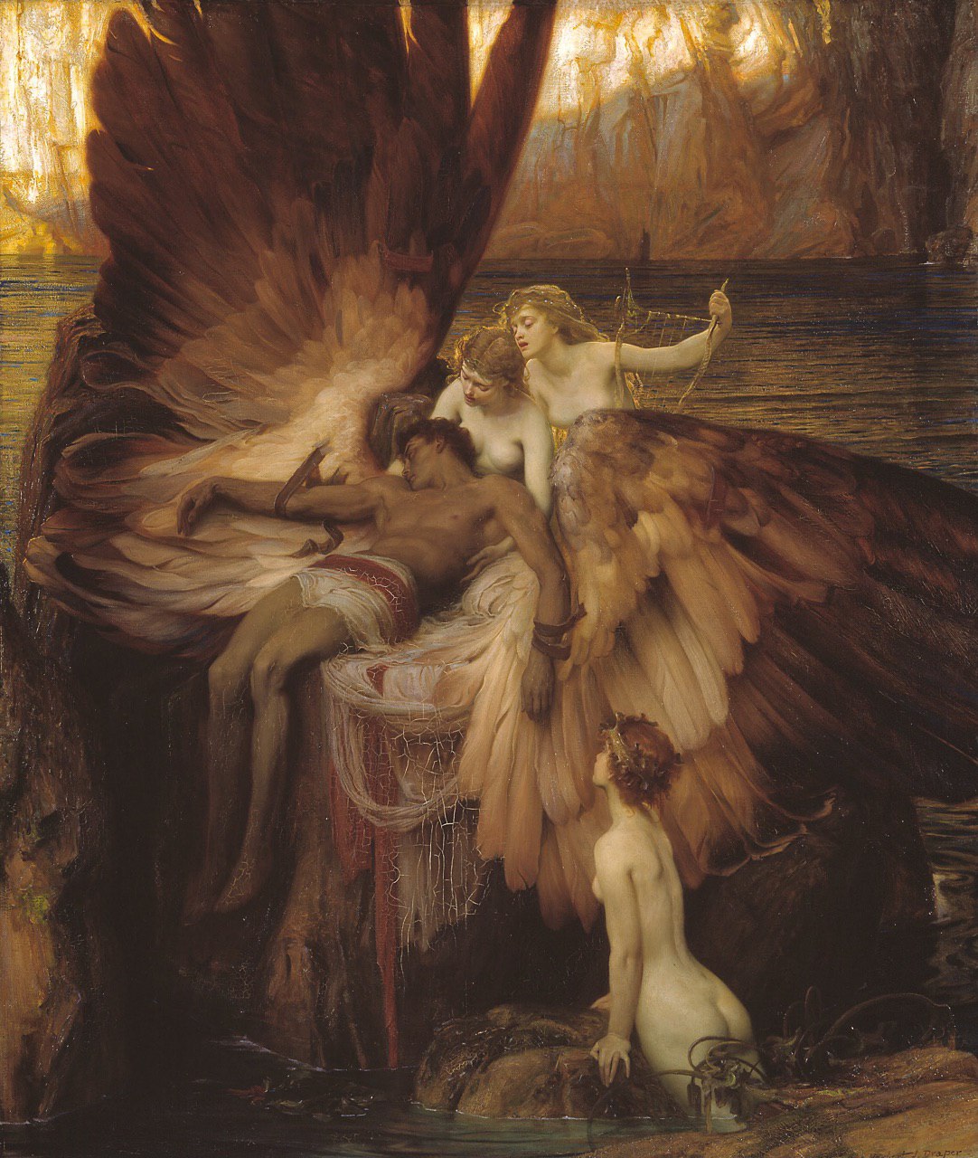 Herbert James Draper

«The Lament for Icarus»
1898