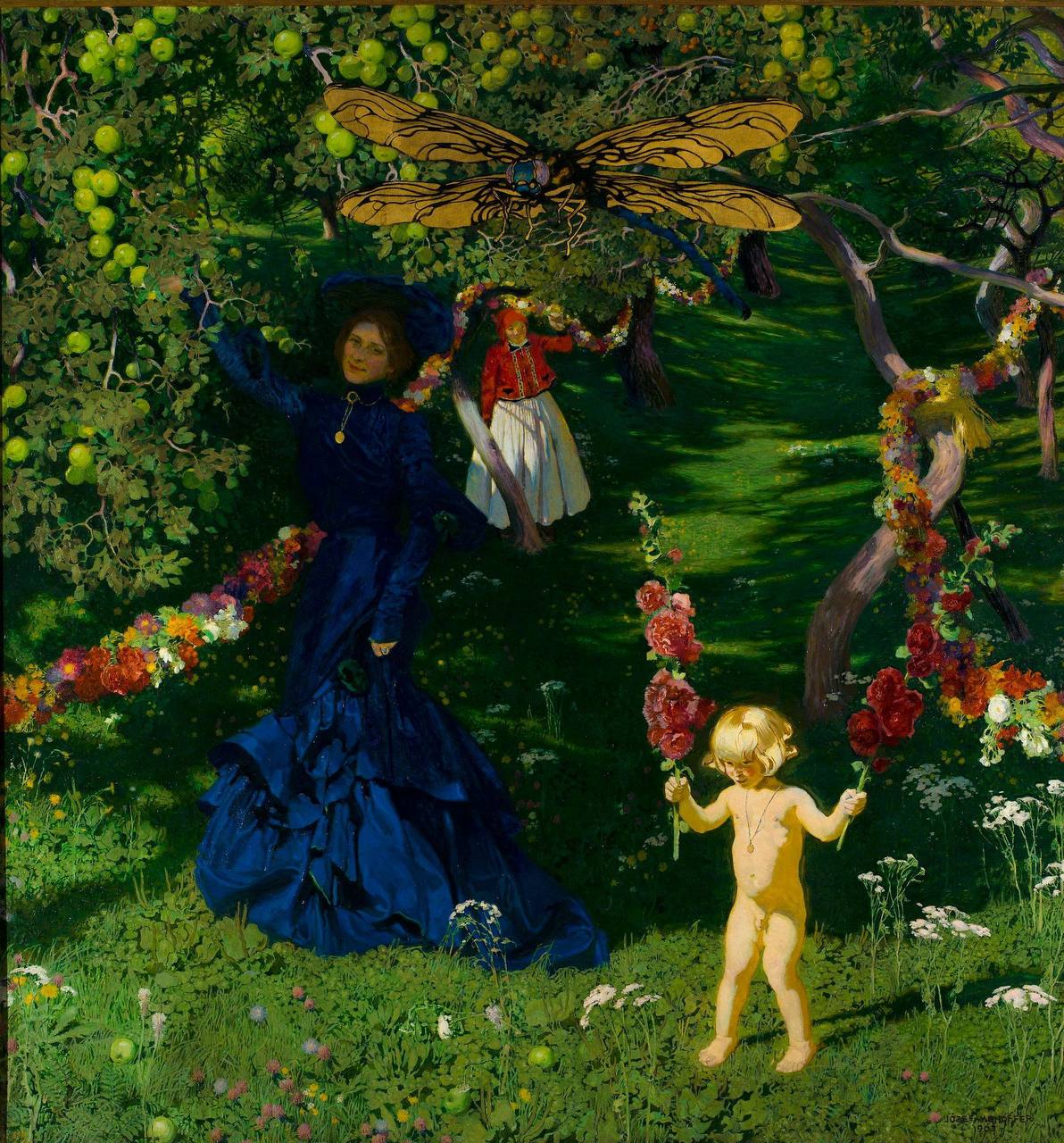 Józef Mehoffer

«Strange garden»
1903