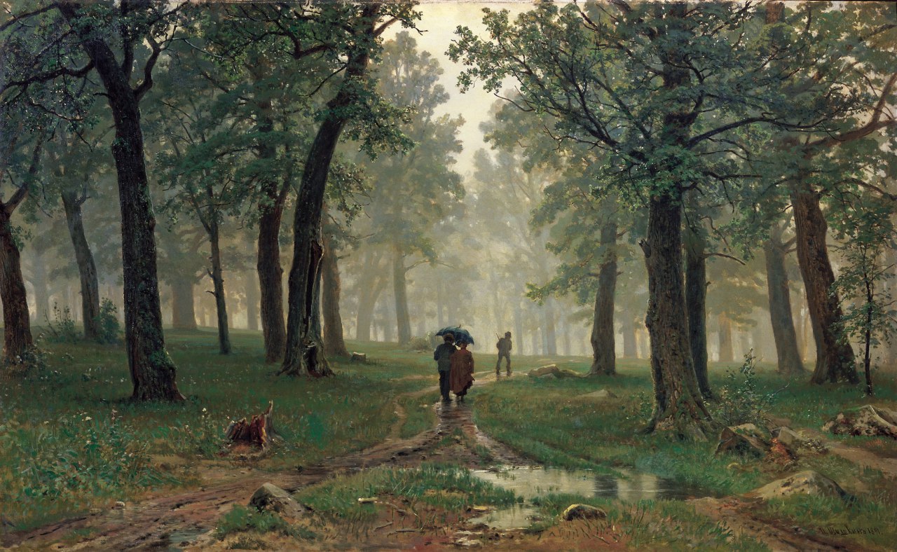 Ivan Shishkin
«Rain in an Oak Forest»
1891  Shishkin