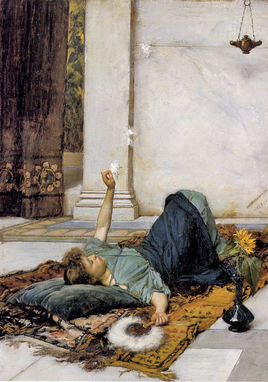 John William Waterhouse

«It's Sweet Doing Nothing»
1879