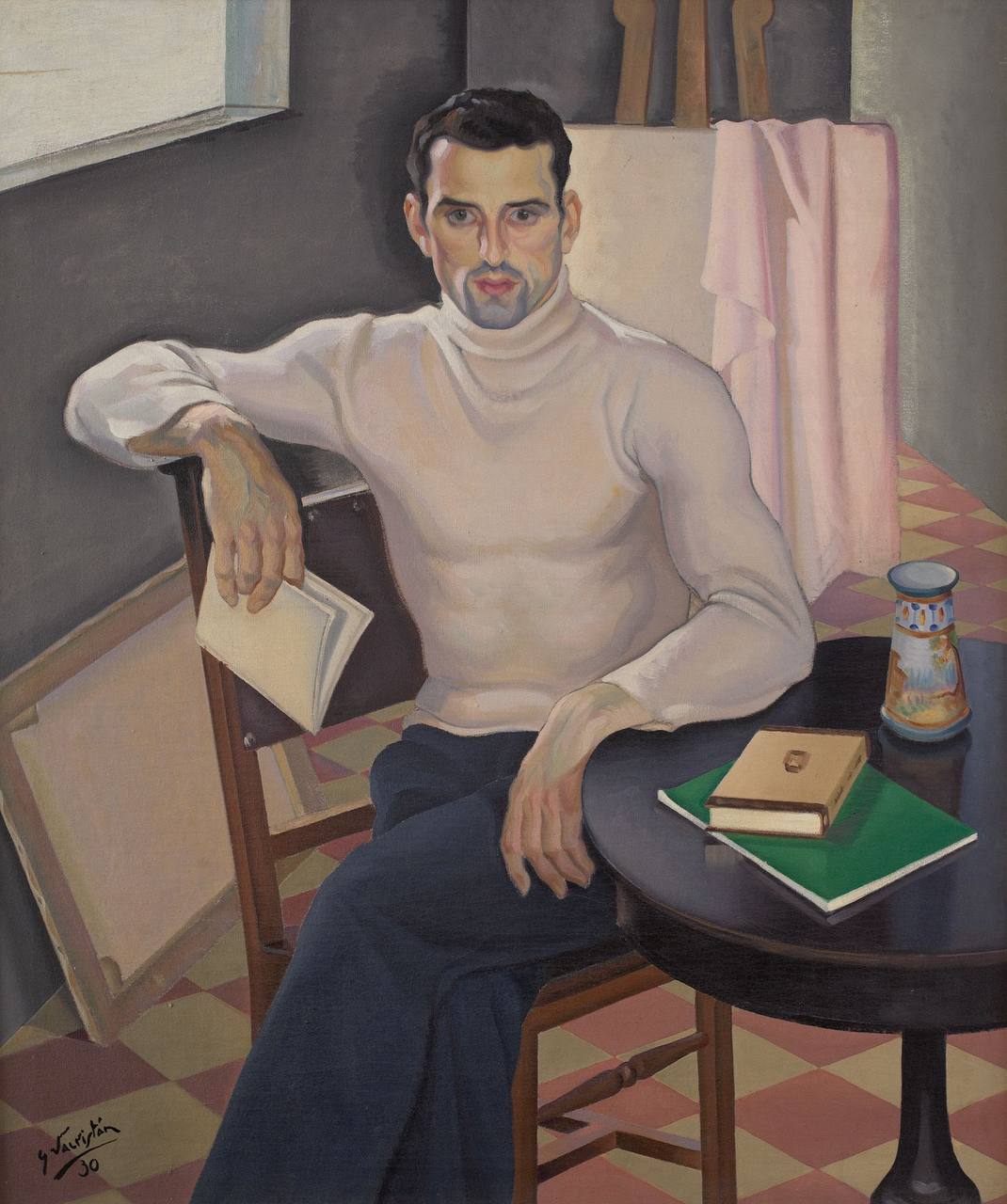 Gerardo Sacristán Torralba

«Young Man Sitting with a Book»
1930