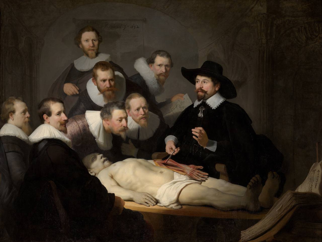 Rembrandt van Rijn

«The Anatomy Lesson of Dr. Nicolaes Tulp»
1632