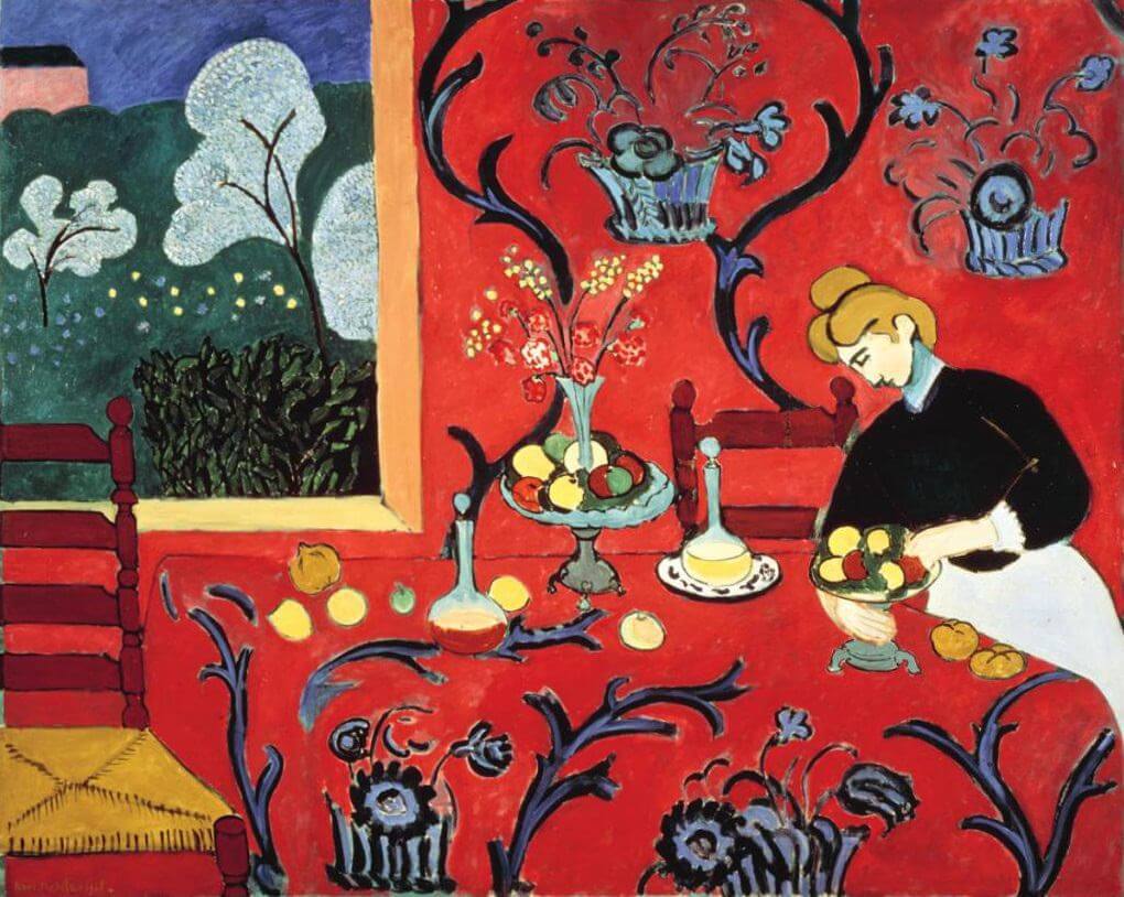 Henri Matisse

«The Dessert: Harmony in Red»
1908