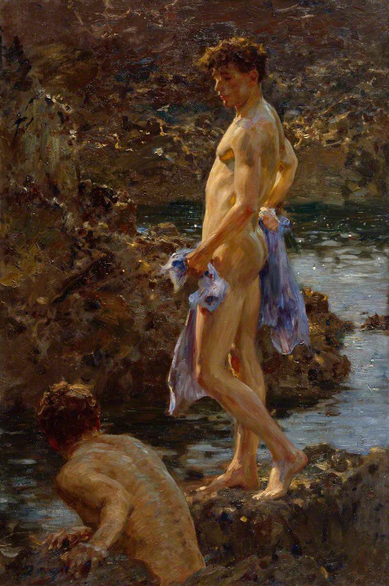 Henry Scott Tuke

«A Bathing Group»
1914