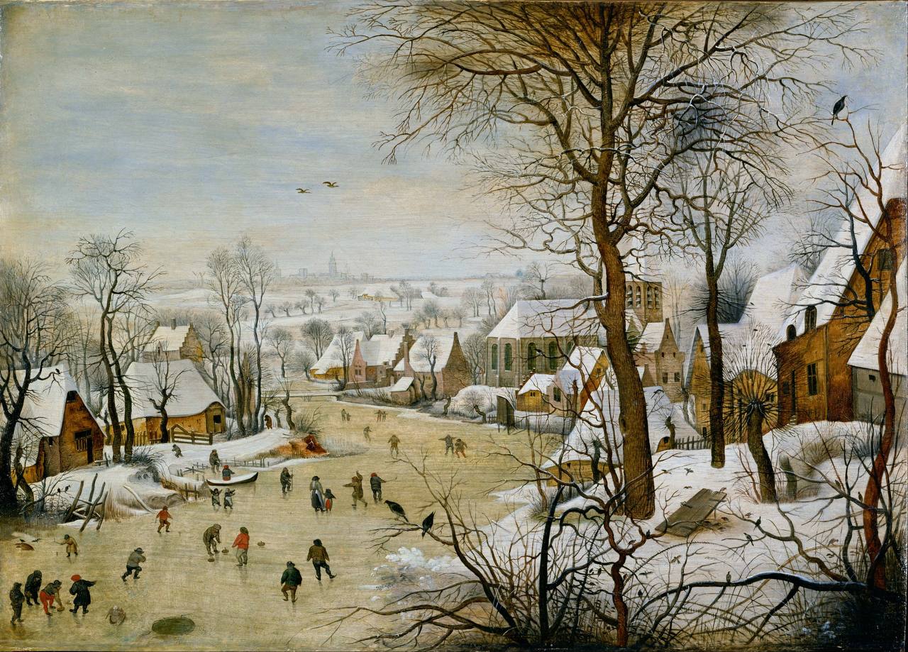 Pieter Brueghel the Younger

«Winter Landscape with Bird Trap»
1601