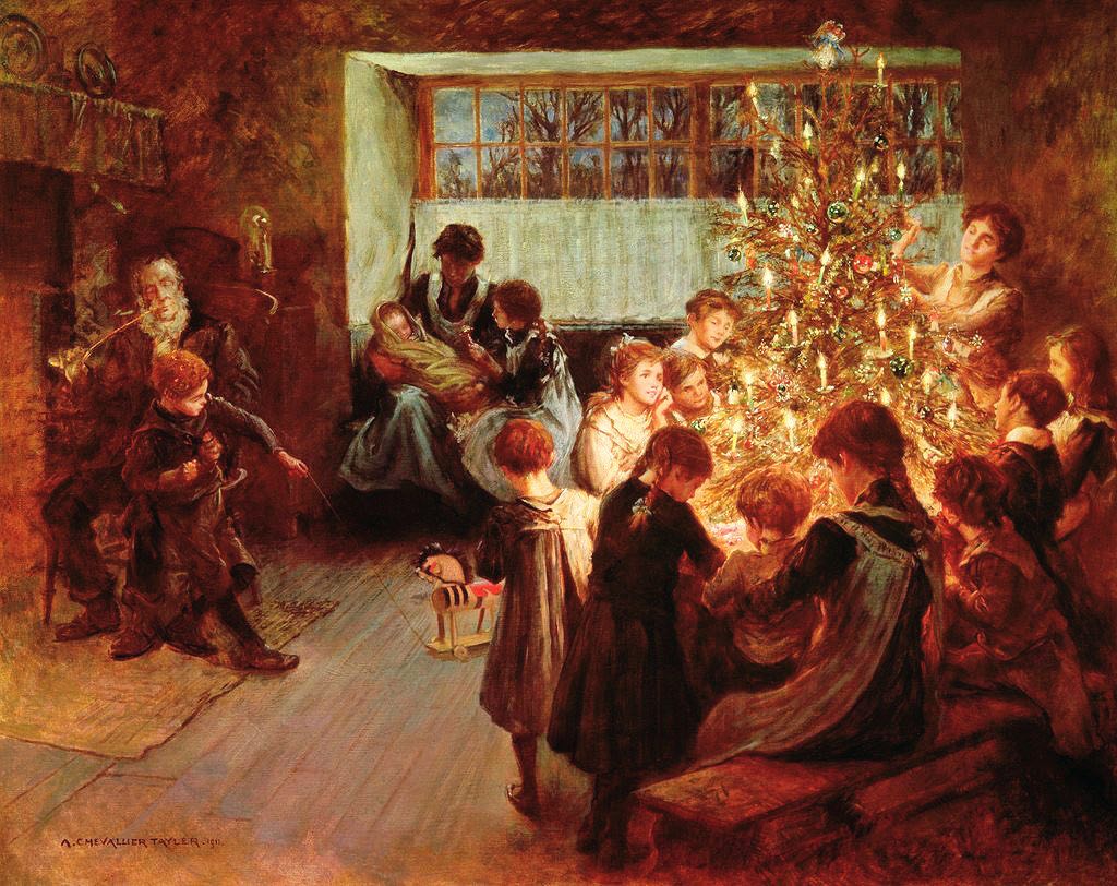 Albert Chevallier Tayler

«The Christmas Tree»
1911