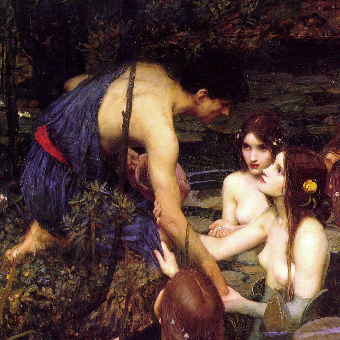 John William Waterhouse

«Hylas and the Nymphs» (detail)
1896