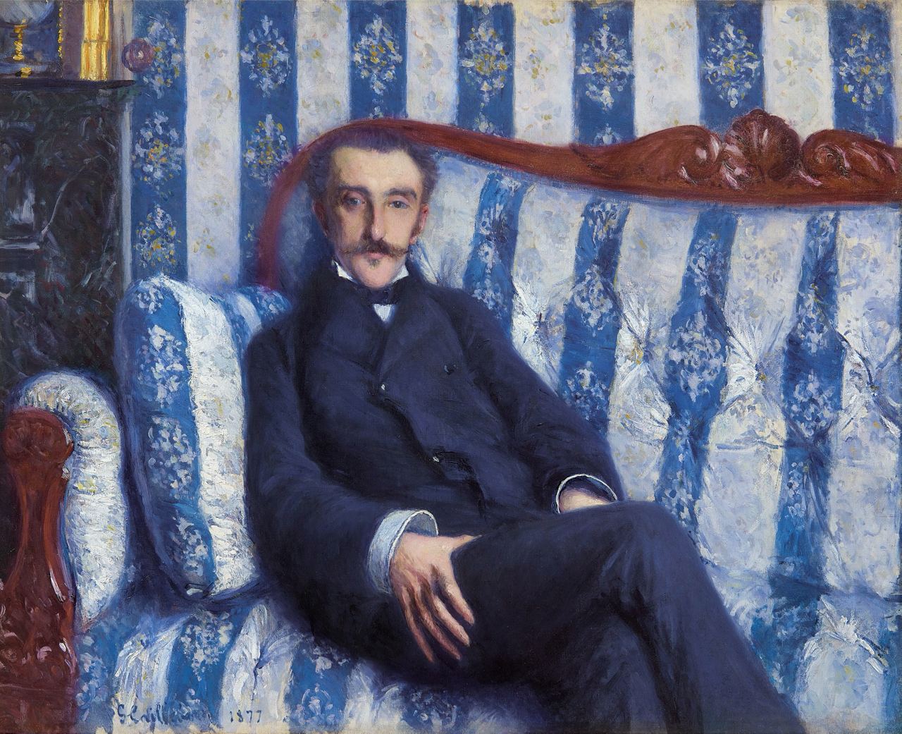 Гюстав Кайботт (1848-1894) 
«Portrait de Monsieur R. (Reyre)» 1877 
холст...