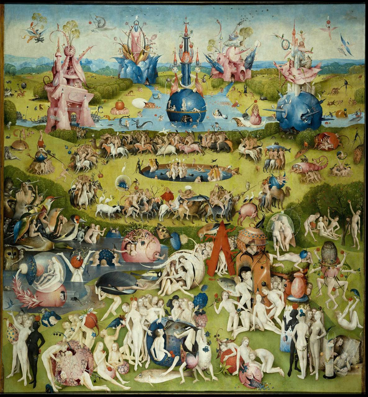 Hieronymus Bosch

«The Garden of Earthly Delights» (Center panel)
1490-1500