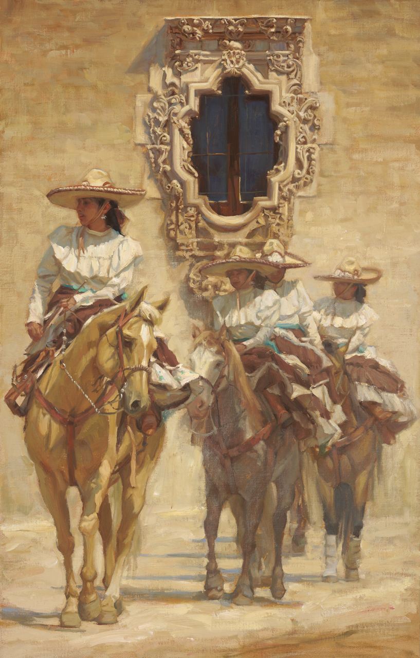 Глэдис Ролдан-де-Морас (1963) 
«A New Day at Mission San José» 2021 
холст...