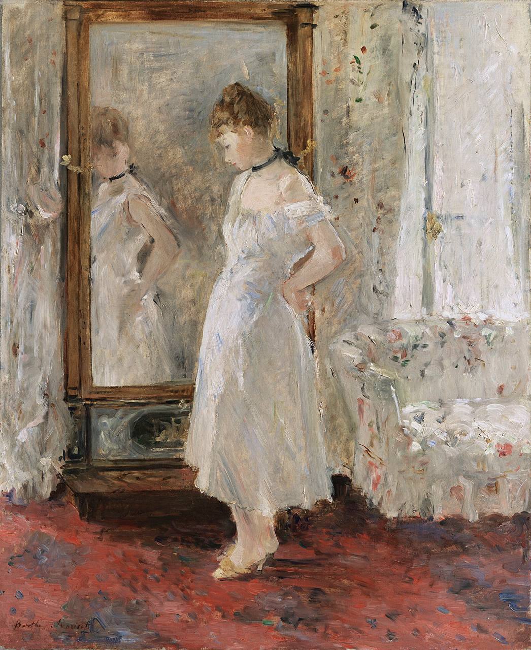 Berthe Morisot

«The Psyche Mirror»
1876