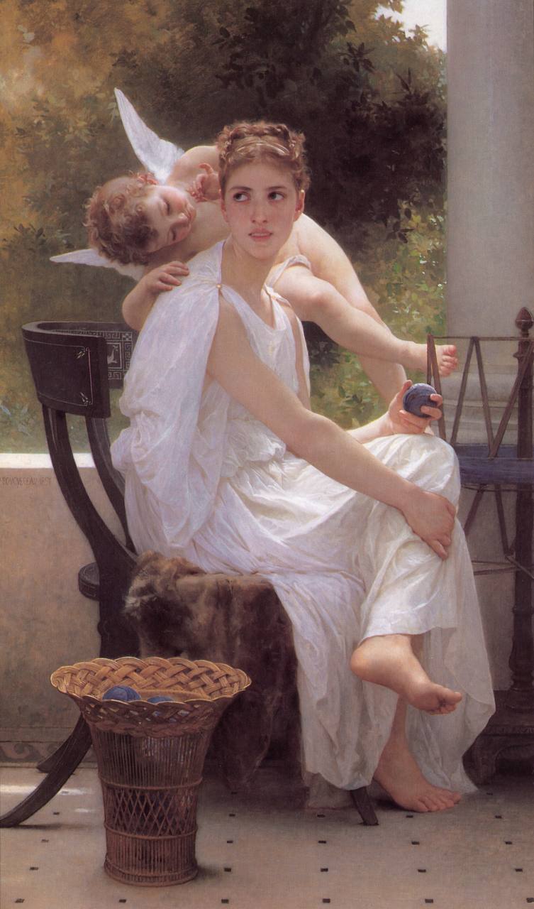 William-Adolphe Bouguereau

«Work Interrupted»
1891