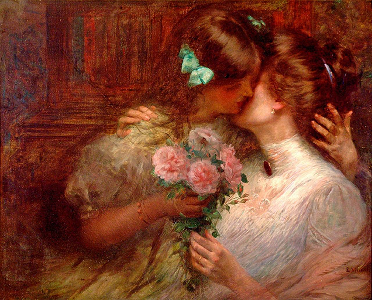 Eliseu Visconti

«The Kiss»
1910