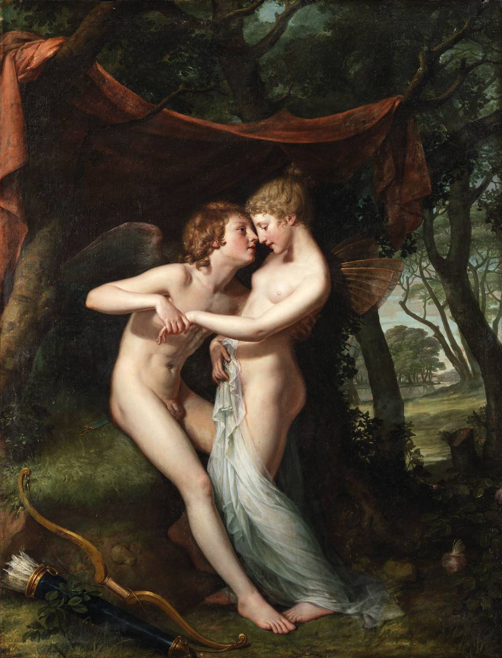 Hugh Douglas Hamilton

«Cupid and Psyche in the Nuptial Bower»
1792- 93